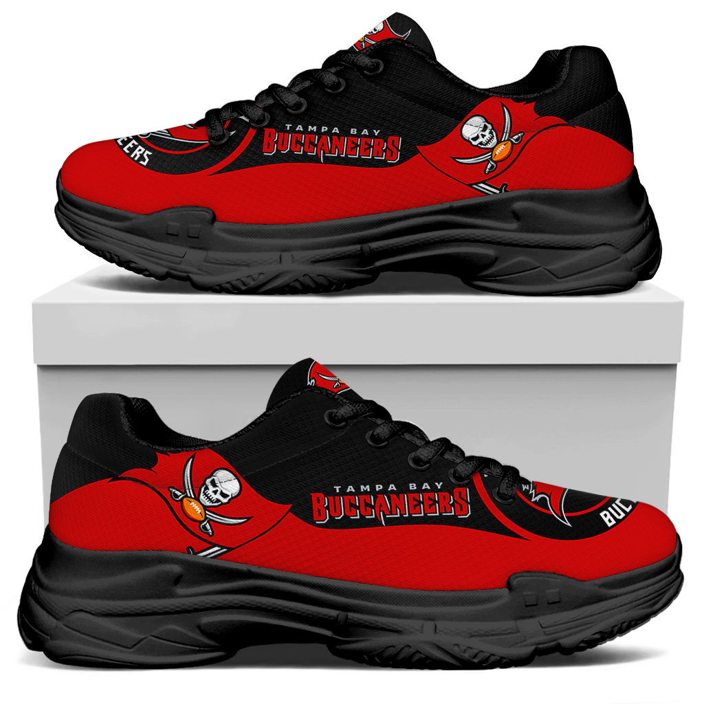 Men's Tampa Bay Buccaneers Edition Chunky Sneakers With Line 001 Men's Tampa Bay Buccaneers Edition Chunky Sneakers With Line 001